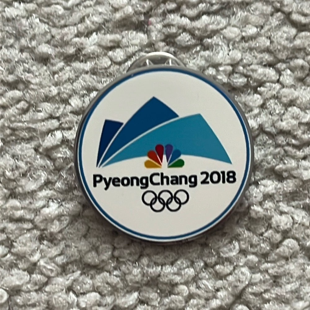 PyeongChang 2018 White Olympics Pin NBC